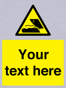 Custom Warning submerged objects in watercraft areas